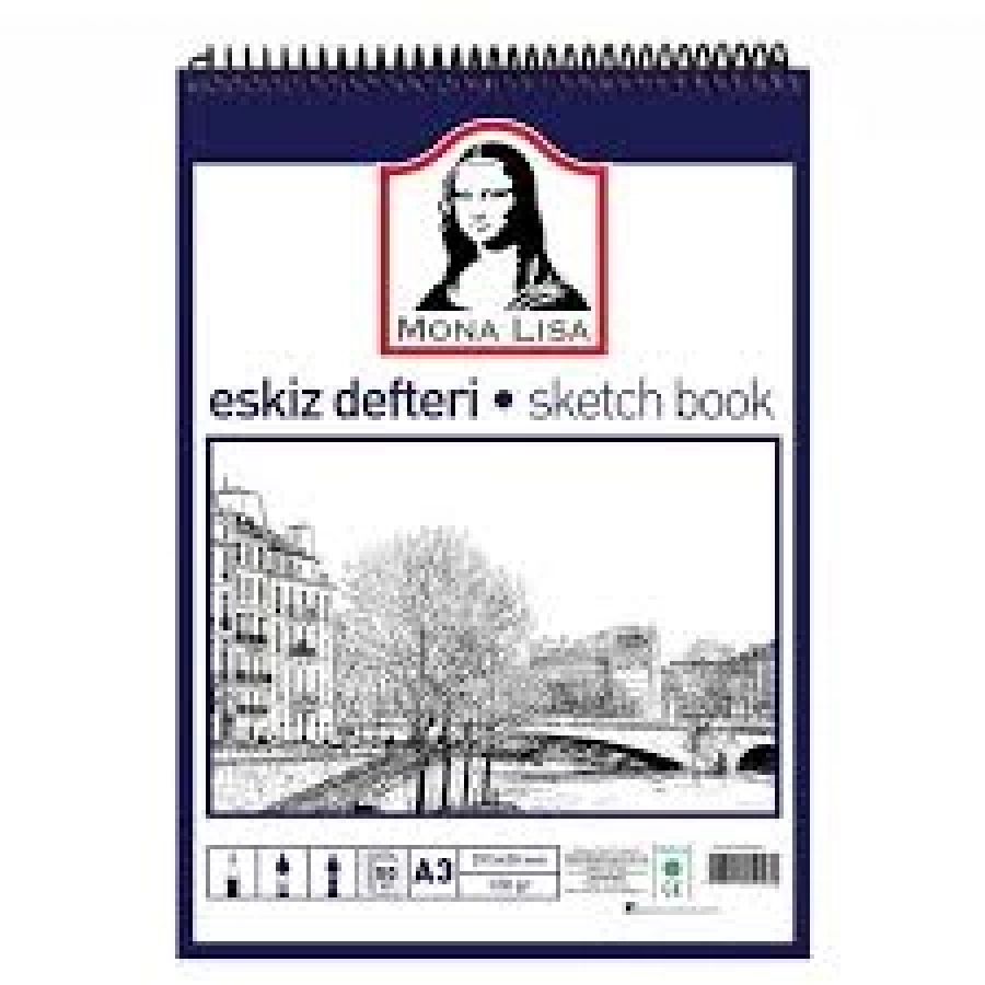  ESKİZ DEFTERİ SKETCH BOOK SÜDOR A3 TELLİ