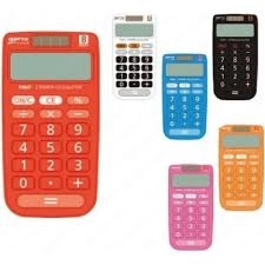  HESAP MAKİNE GIPTA KÜÇÜK RENKLİ SET 3047