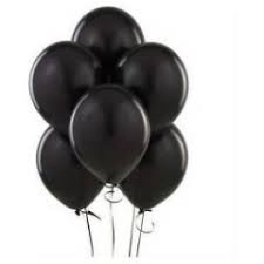  BALON TEK RENK SİYAH 12 İNÇ