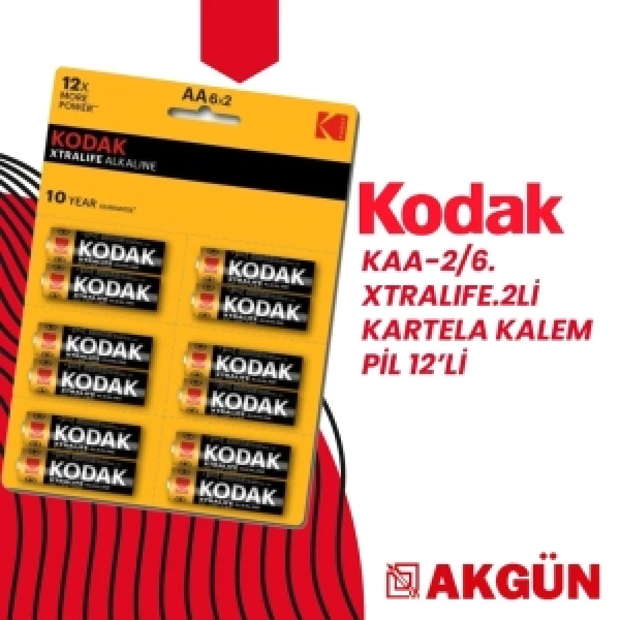  KODAK KALEM PİL ALKALİ  AA/4