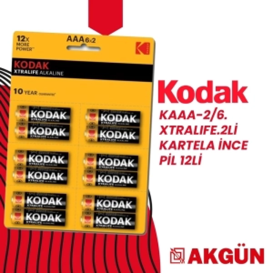  KODAK İNCE PİL ALKALİ  AAA/4