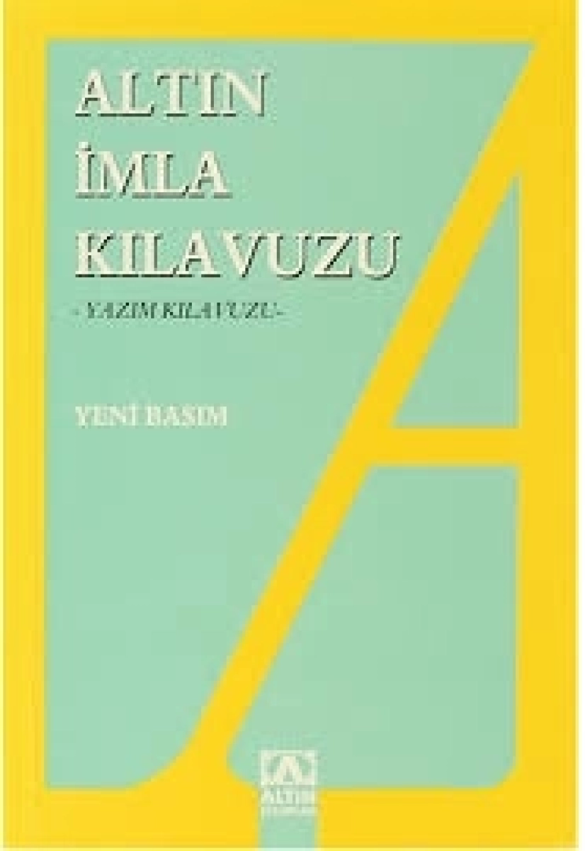  İMLA KLAVUZU ALTIN YAYINLARI